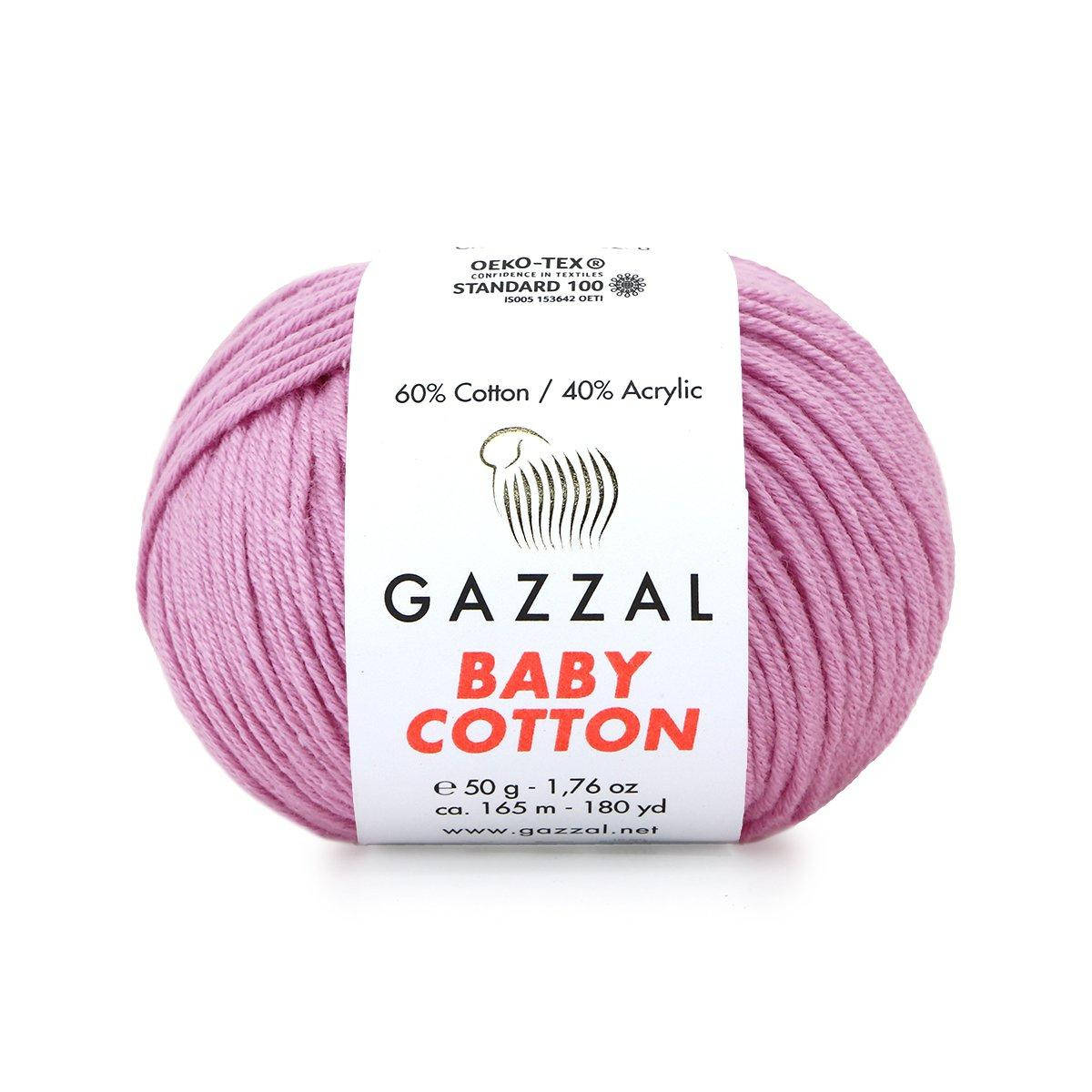 

Gazzal Baby Cotton № 3422 орхидея