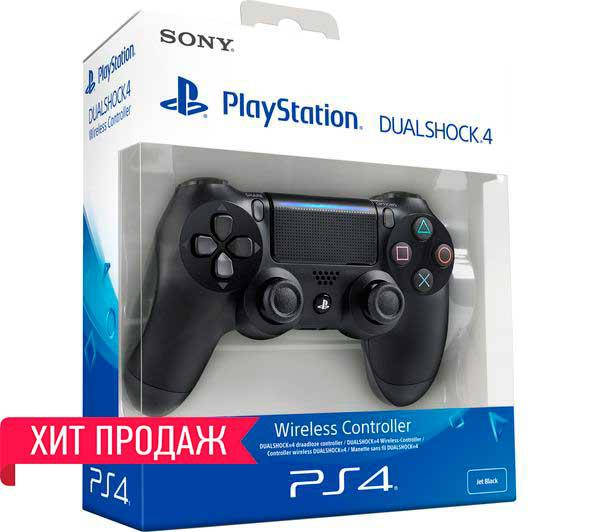 

Джойстик PS4 V2 Dualshock 4 Controller Чёрный (Оригинал), Черный