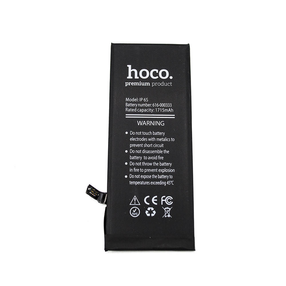 

Аккумулятор HOCO для iPhone 6S 1715mAh, Black
