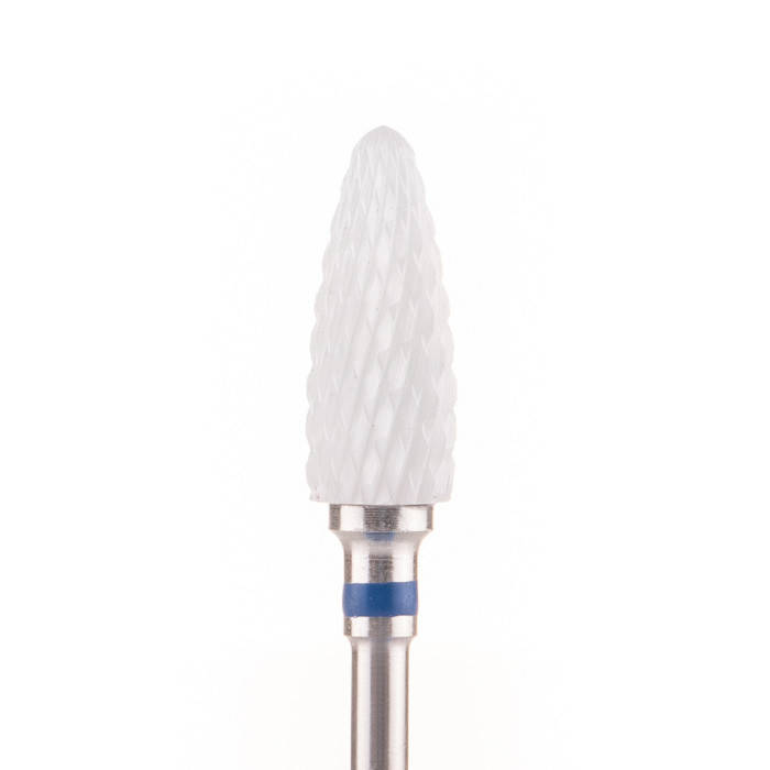 

Фреза керамическая Nail Drill для снятия гель-лака (Кукуруза) - 640 501 Flame S(M) (синяя насечка)
