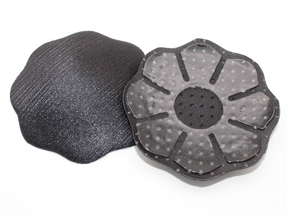 

Наклейки накладки на соски Цветок силиконовые - 2 шт. Пэстис / пестис / стикини. 10 см х 10 см Черный