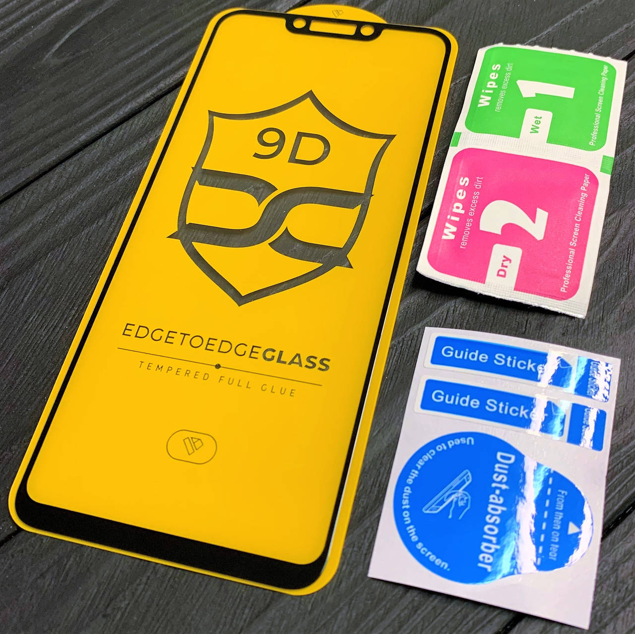 

Защитное стекло для Huawei P Smart Plus 9D чёрное, Прозрачный