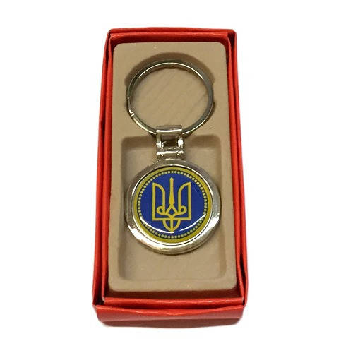 

Брелок сувенир в коробке Герб Украины, Разные цвета