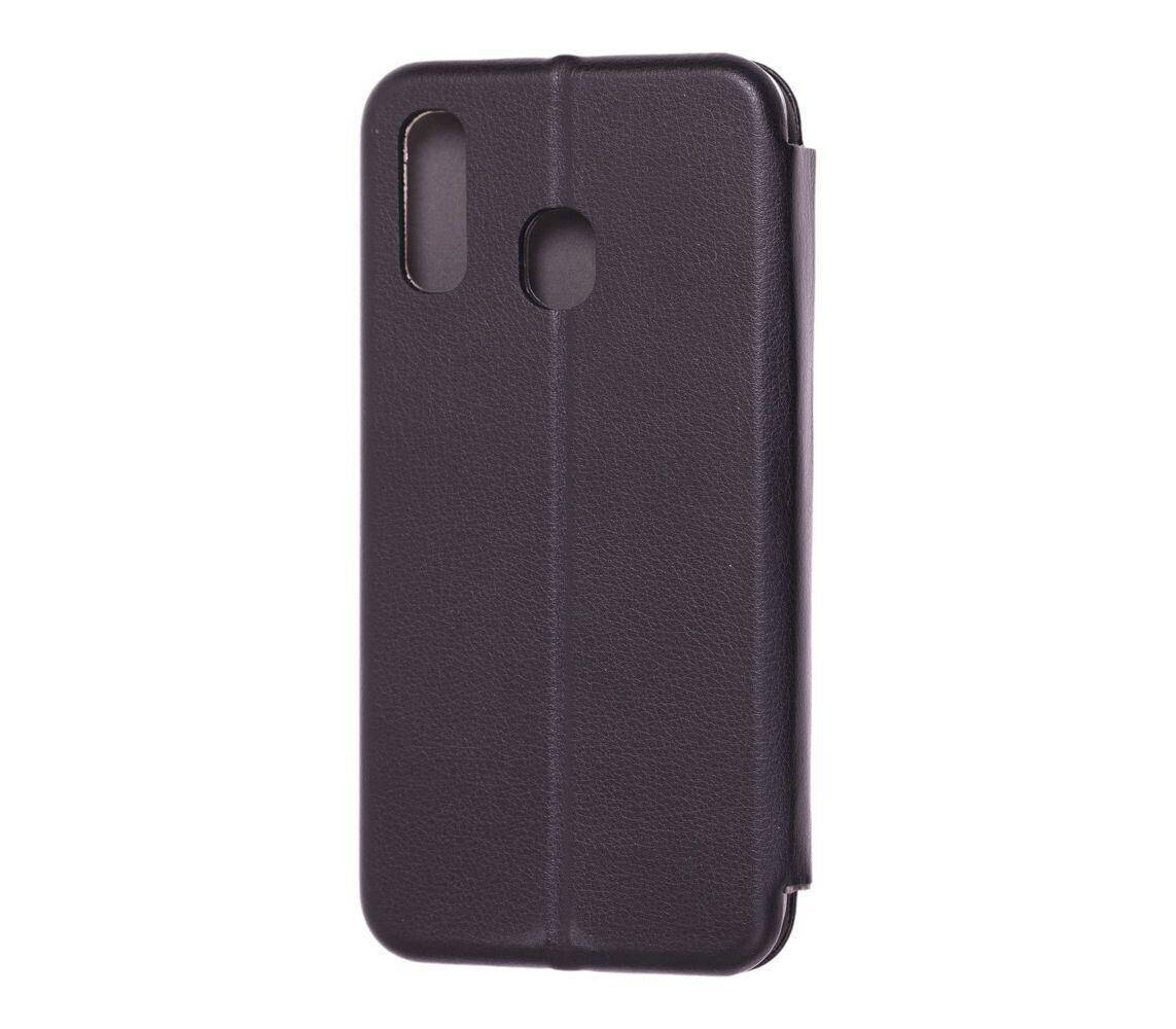 

Чехол книжка для Samsung A40 (самсунг а40) черный чохол книжка с функцией подставки