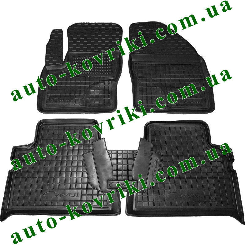 

Резиновые коврики в салон Ford C-Max 2005-2010 (Avto-Gumm), Черный
