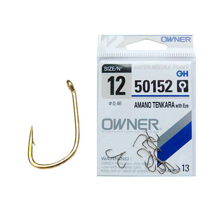 

Крючки Owner AMANO TENKARA with Eye 50152 №12