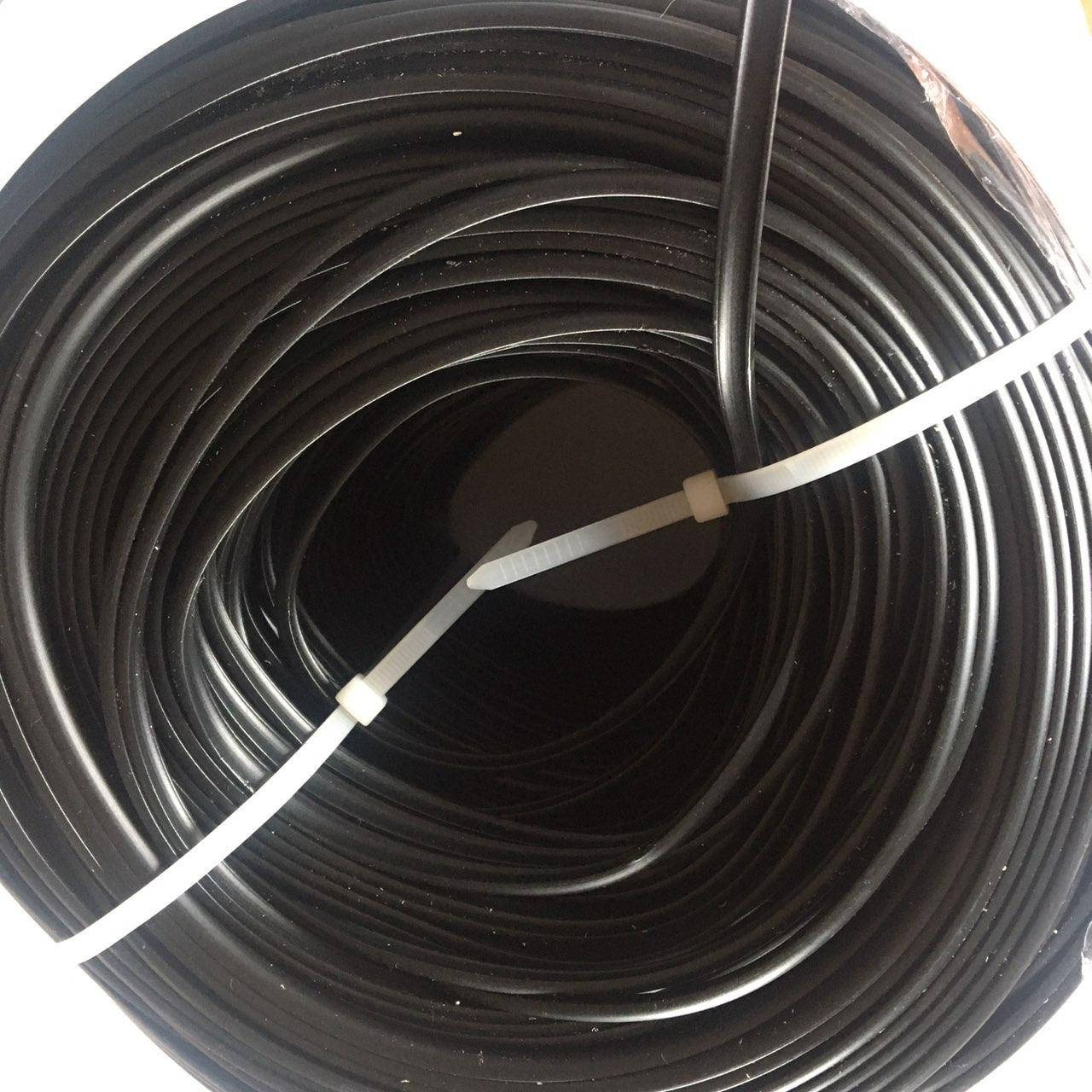 

Искусственный ротанг полукруг 6 мм, черный, бухта 5 кг