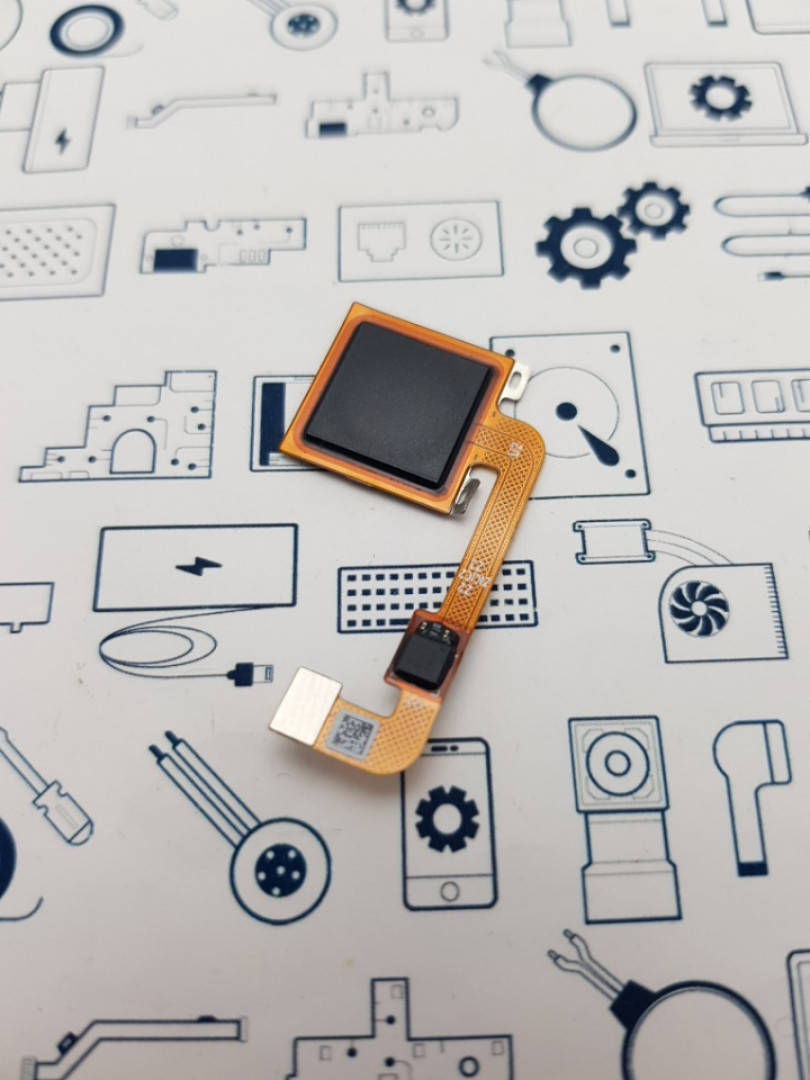 

Сканер отпечатка пальца Xiaomi Redmi note 4x черный Сервисный оригинал с разборки