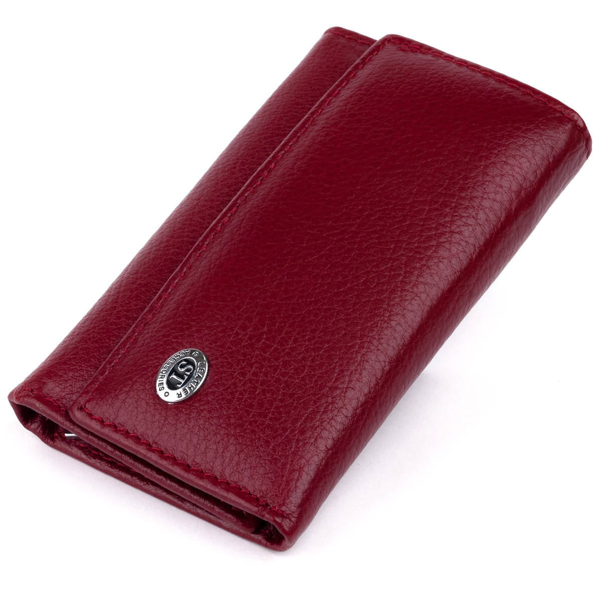 

Ключница-кошелек женская ST Leather 19226 Бордовая, Бордовый