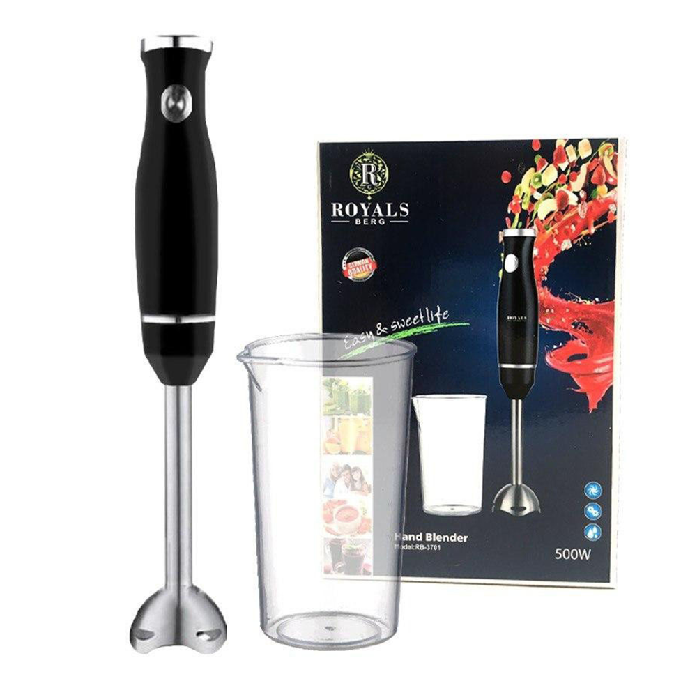 

Кухонный ручной блендер ROYALS BERG RB-3701 500W / Погружной блендер