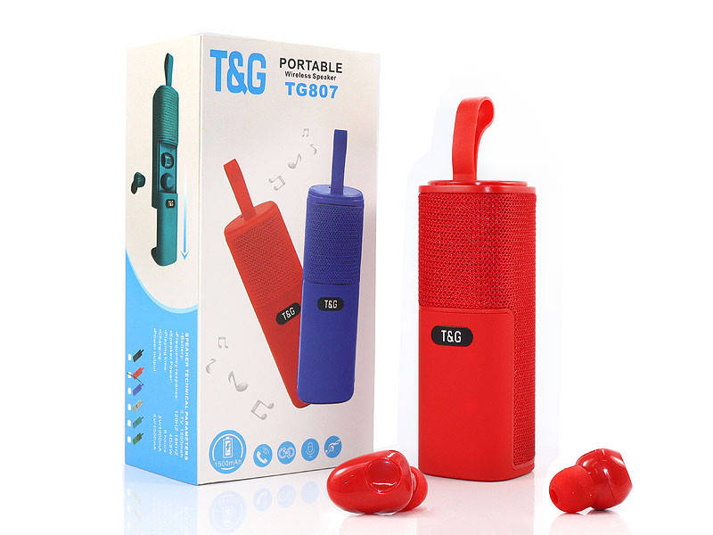 

Минидинамик Bluetooth с наушниками Double TG807 80шт 9490