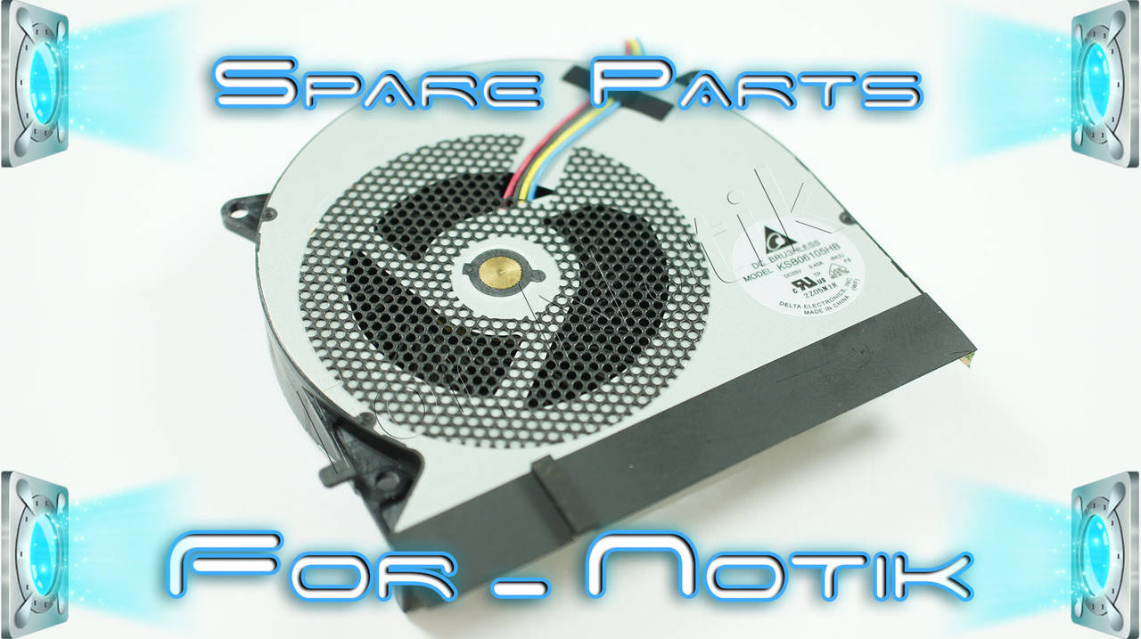

Вентилятор для ноутбука ASUS G75VW, G75VX (GPU FAN) (13GN2V10P170-1) (KSB06105HB-BK2J) (Кулер)