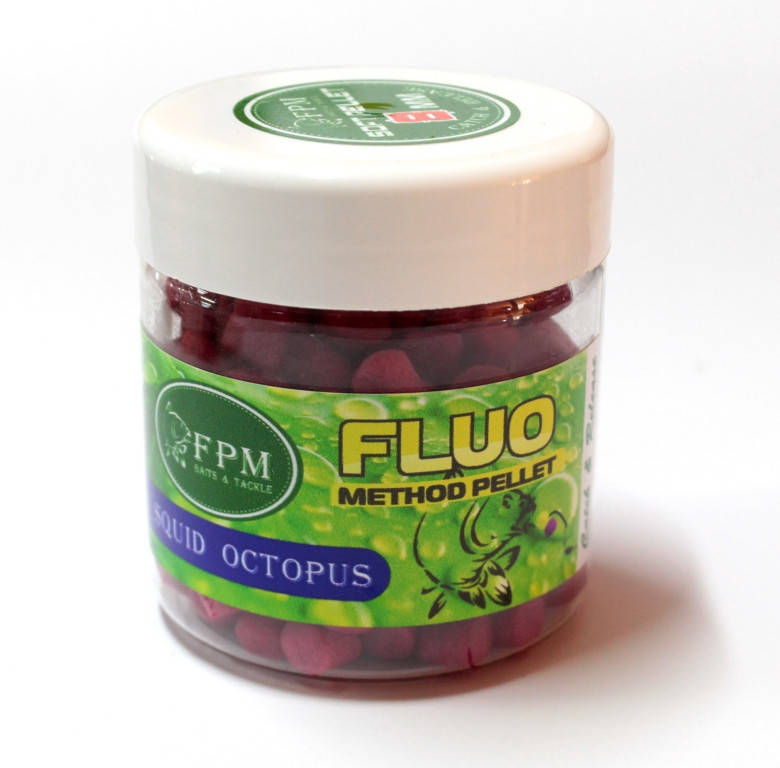

Soft Method Pellet Fluo FPM Baits® 8 mm 50 g в банке Squid-Octopus Кальмар
