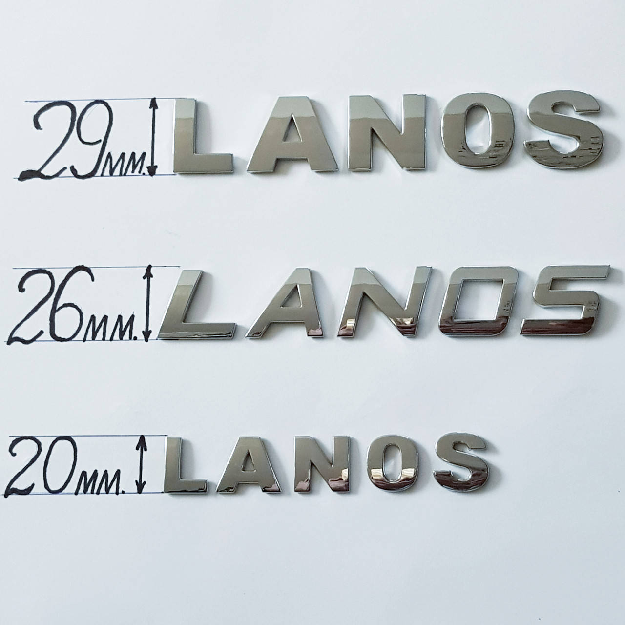 

Буквы LANOS
