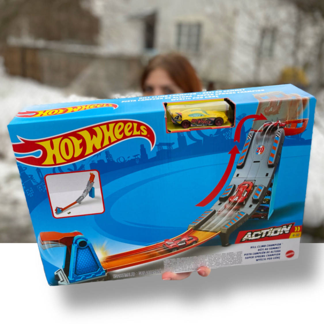 

Трек Хот Вилс многоцветный набор Оригинал Hot Wheels Hill Climb Track Set (GBF83)