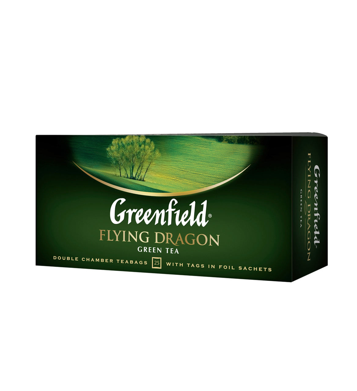 

/Чай зелёный 2г*25 пакет Flying Dragon GREENFIELD