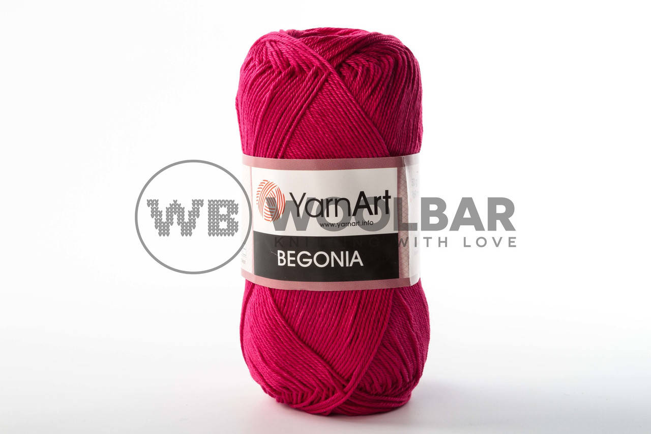 

Пряжа YarnArt Begonia 6358 темный малиновый