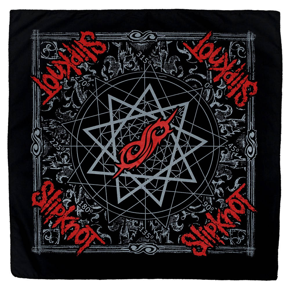 

Бандана Slipknot (60х60 см), Черный