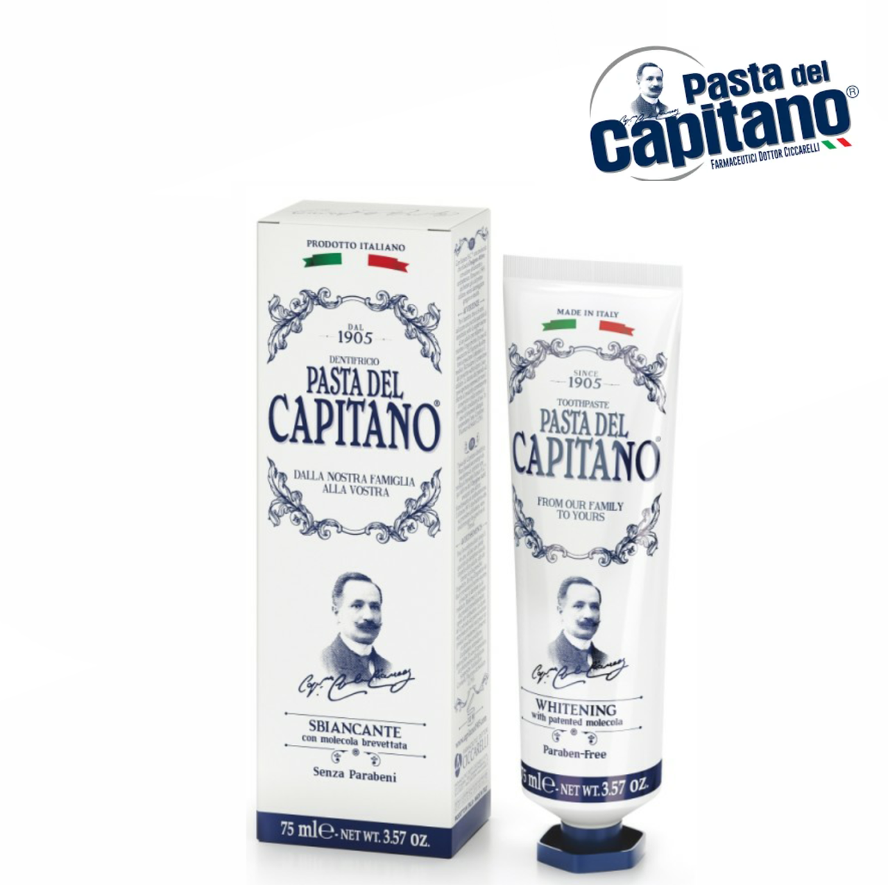 

Зубная паста Pasta Del Capitano 1905 Whitening 75 мл