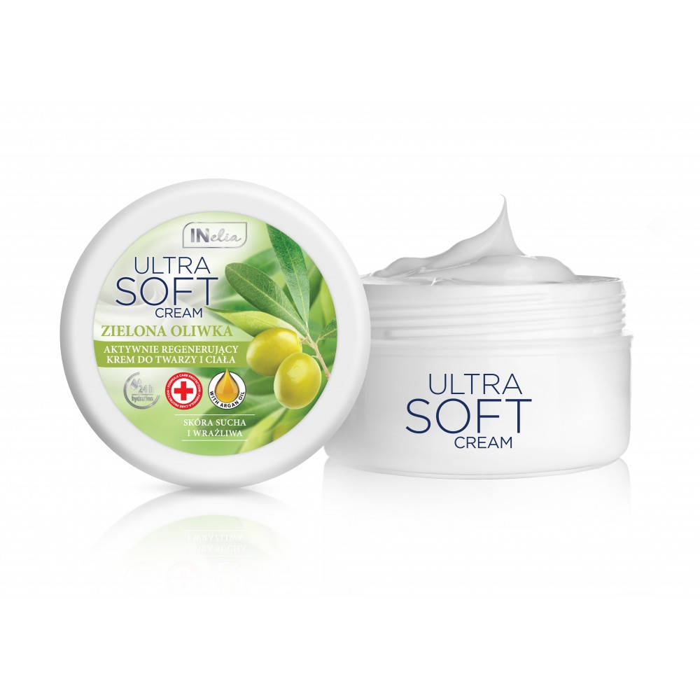 

Крем ULTRA SOFT ЗЕЛЕНА ОЛИВКА INelia, 200мл