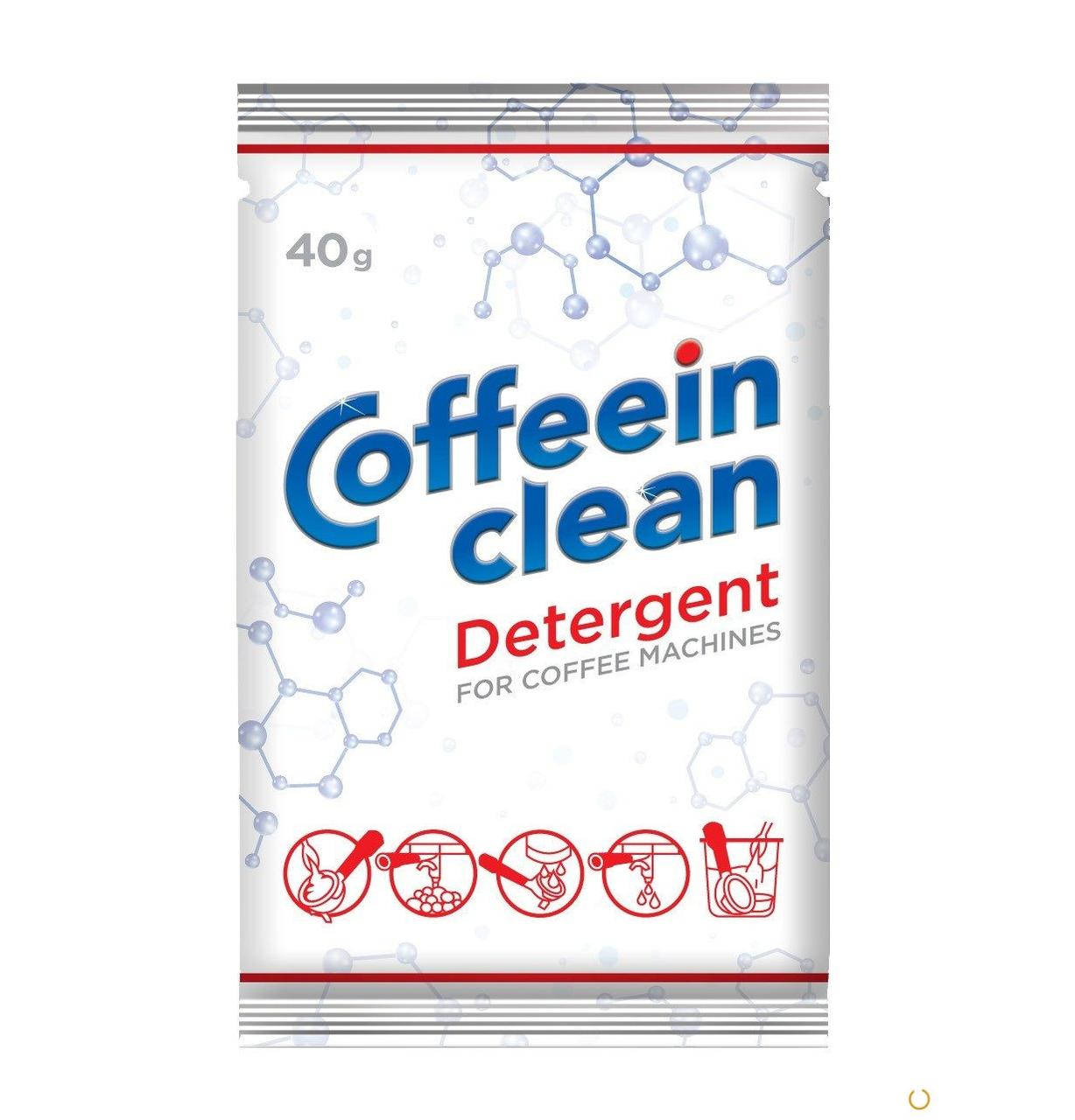 

Профессиональное средство Coffeein clean DETERGENT для очистки от кофейных жиров 40г