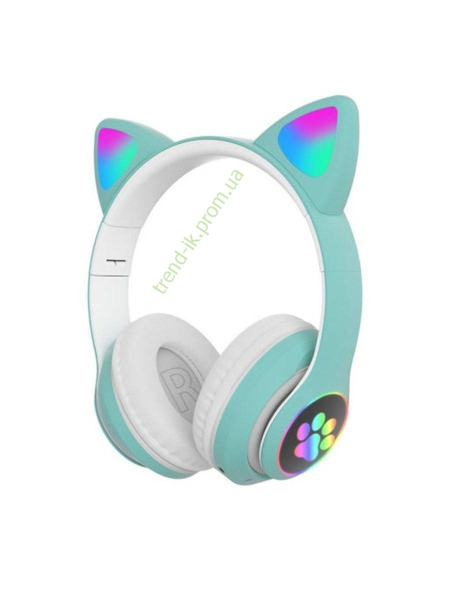 

Светящиеся детские беспроводные наушники с ушками