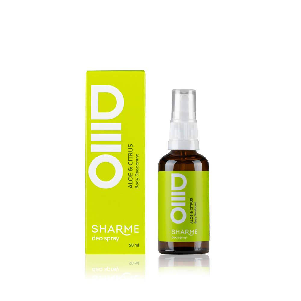 

Дезодорант для тела GreenWay SHARME DEO SPRAY Body Deodorant Aloe & Citrus/«Алое & цитрус», 50 мл (03401)