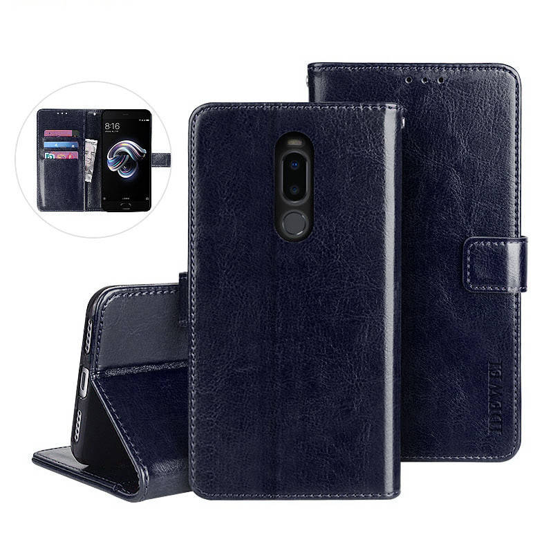 

Чехол Idewei для Meizu Note 8 / M822H / M822Q книжка кожа PU синий