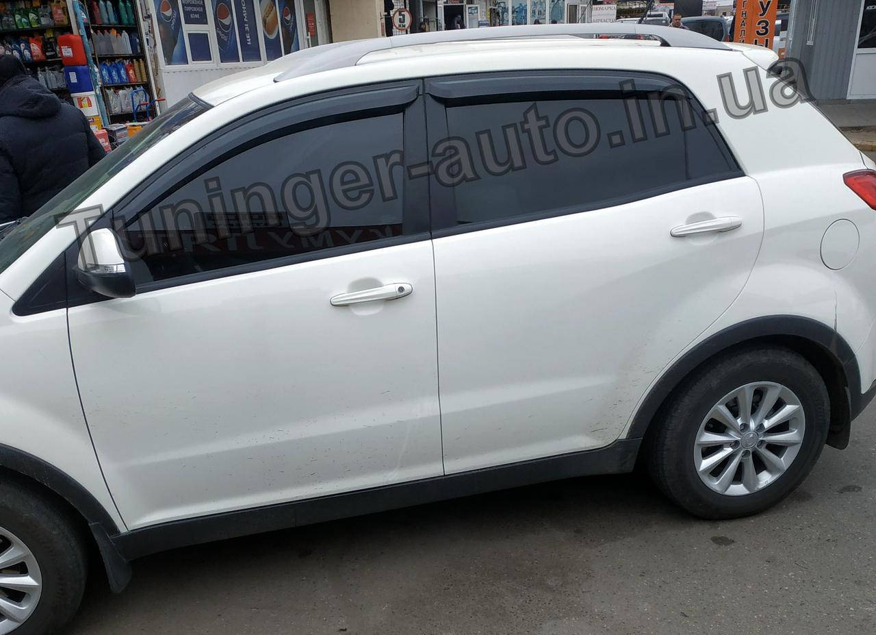 

Ветровики, дефлекторы окон SsangYong Korando 2010- г.в. (AutoClover/Корея)