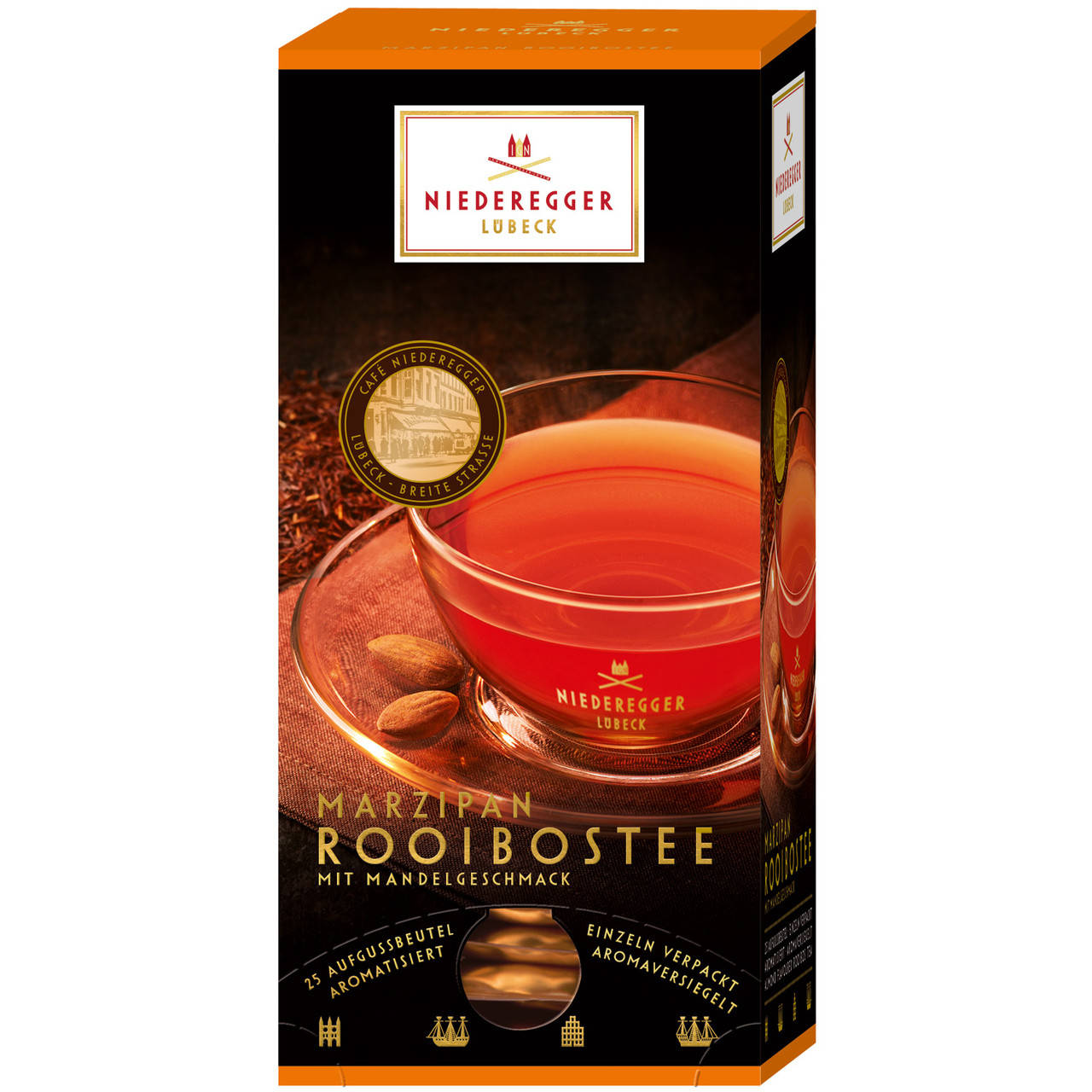 

Чай Ройбуш Niederegger Marzipan Rooibostee 25s 43g