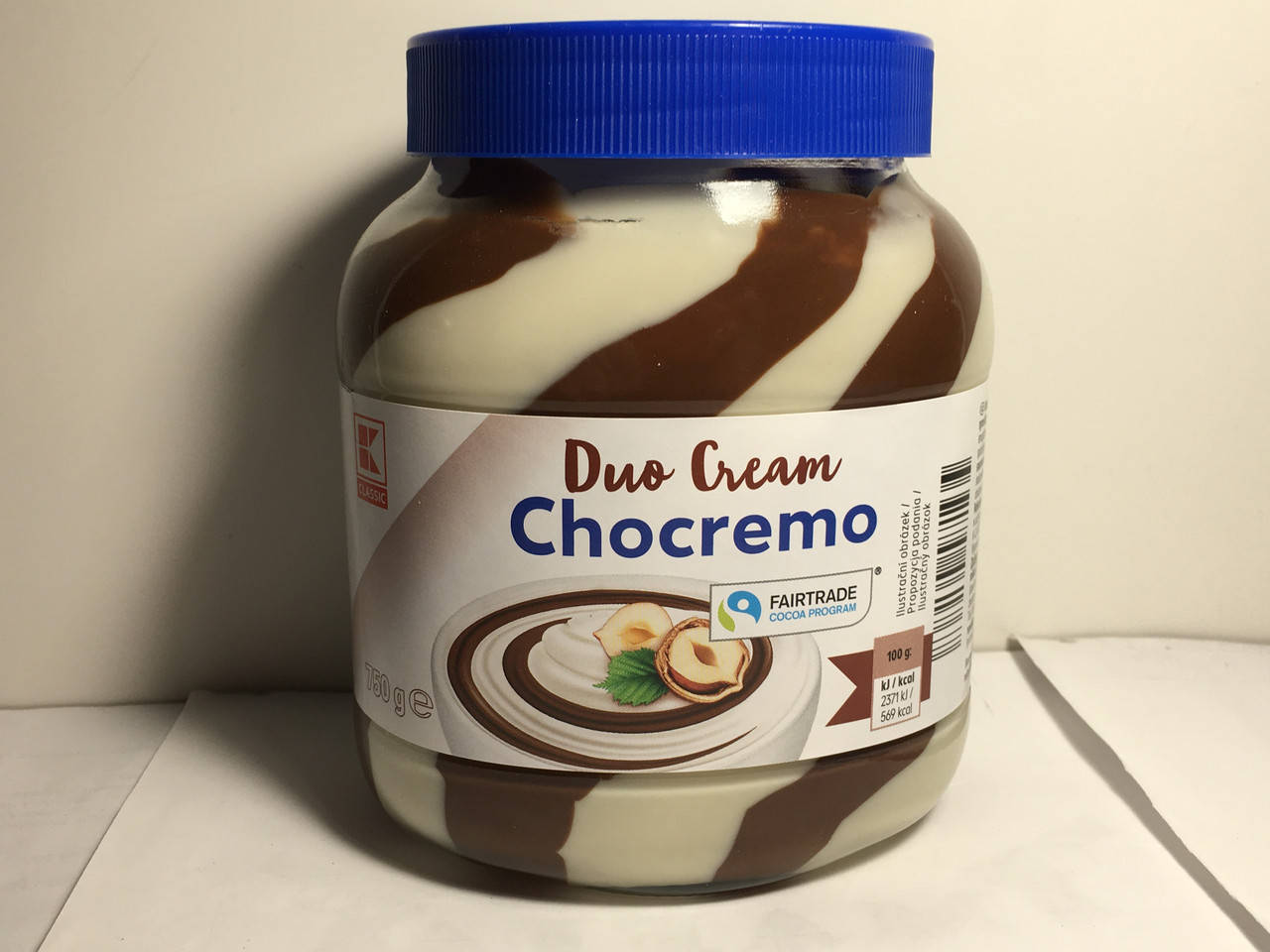 

Шоколадна паста Chocremo duo cream 750 грам