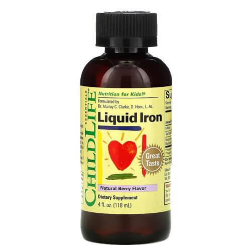

Жалізо для дітей, ChildLife Liquid Iron 118 мл
