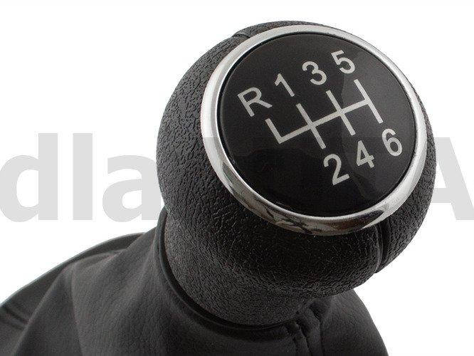 

VW Passat B5 96-00 ручка переключения передач черный + чехол с рамкой 6 передач, арт. DA-11108