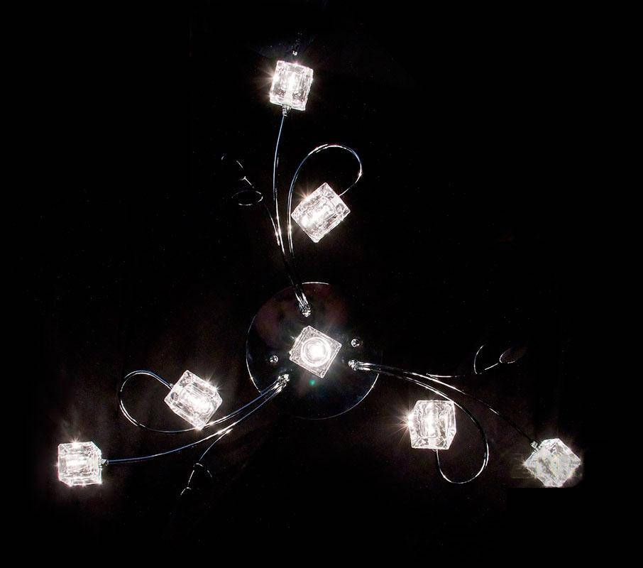 

Небольшая потолочная люстра 8323/7 CR, Хром