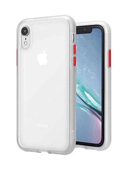 

Противоударный матовый чехол для iPhone XR Белый