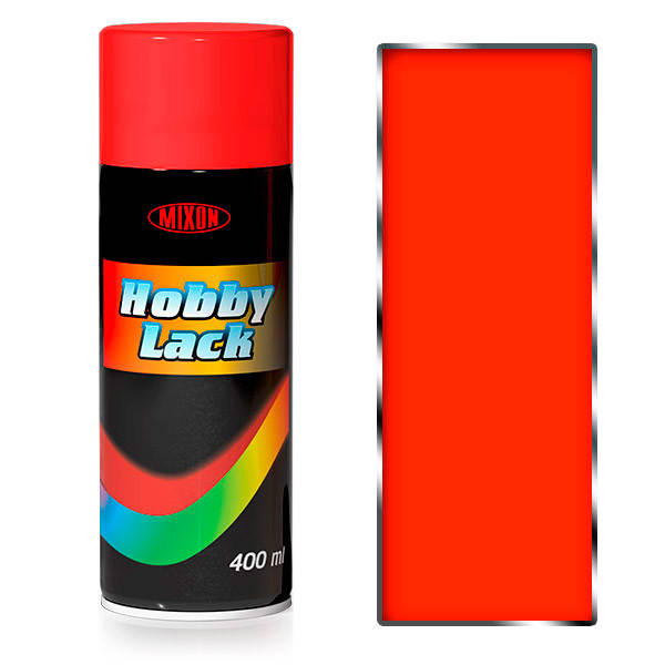 

Флуоресцентная краска в аэрозольном баллончике Hobby Lack 400мл. Красная 901, Красный