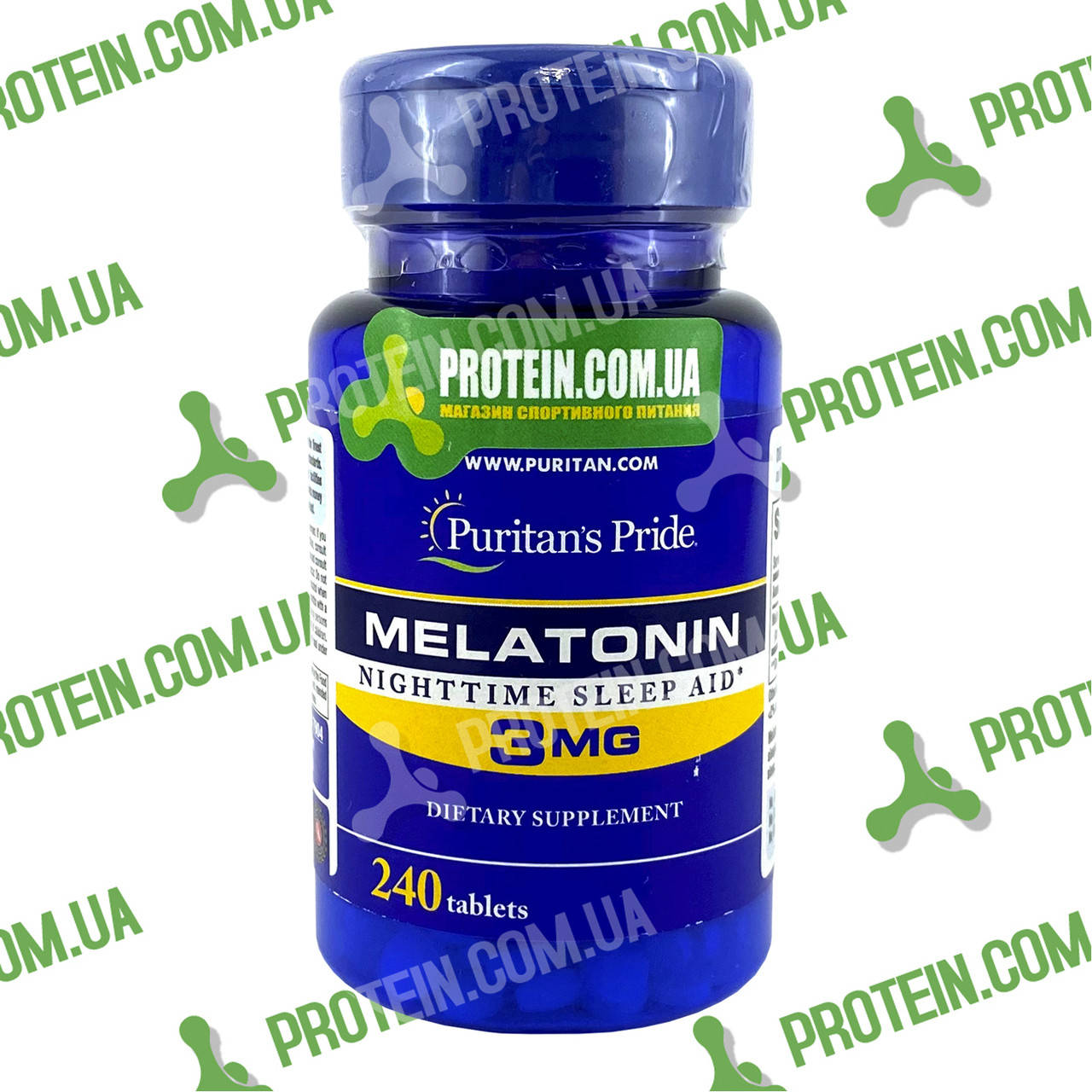 

Мелатонин Puritans Pride Melatonin 3 мг 240 таб