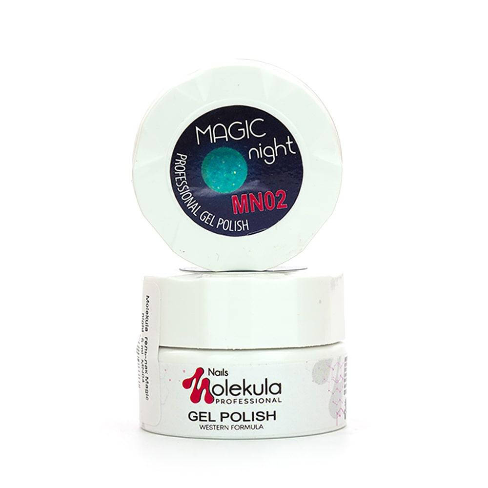 

Светящийся гель-лак Nails Molekula Magic Night 5 мл, № MN02