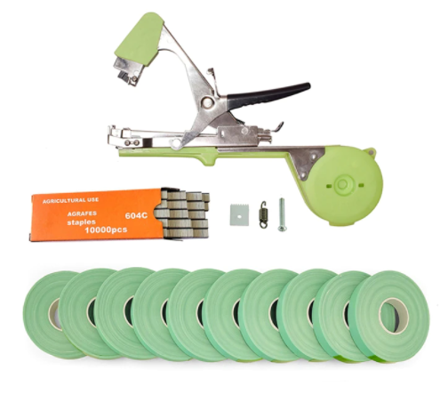 

Набор для подвязки винограда, овощей и малины: степлер Tapetool+лента 350 метров+скобы 10000 штук