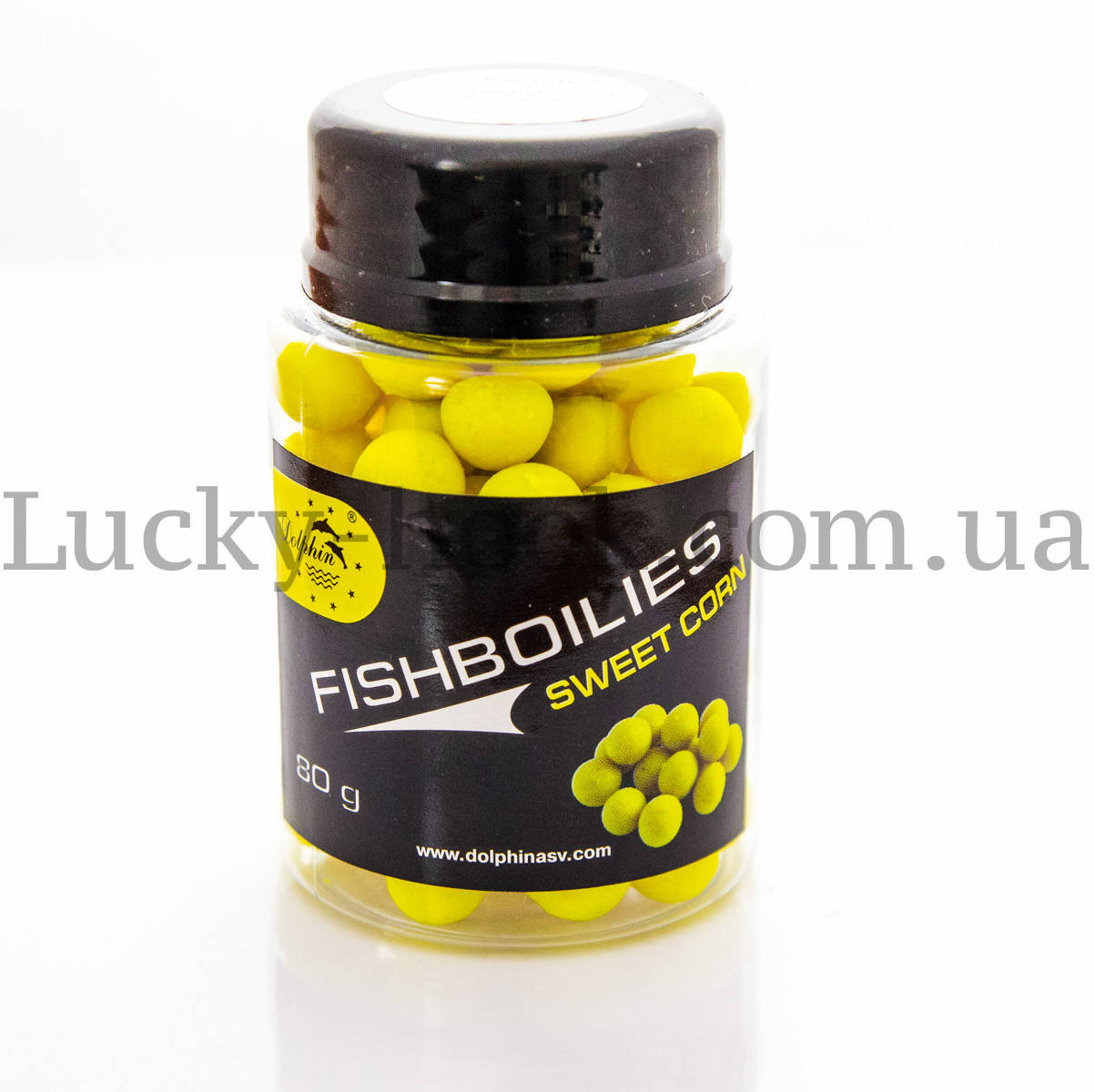 

Бойлы тонущие Dolpin 10mm Сладкая Кукуруза 80g