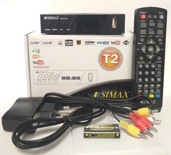 

SIMAX T2 White DVB-T2 приемник эфирный