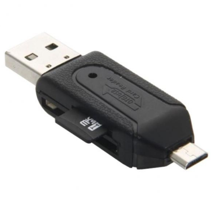 

Картридер STLab U-375 OTG внешний для microSD, microSDHC, SD, SDHC, SDXC карт черный