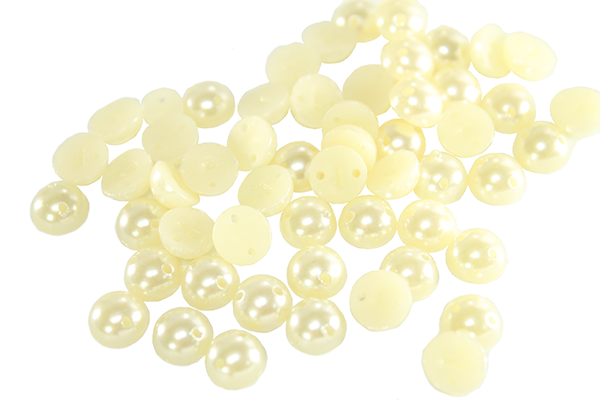 

Полубусины пришивные (50 шт) 8мм:Бежевый