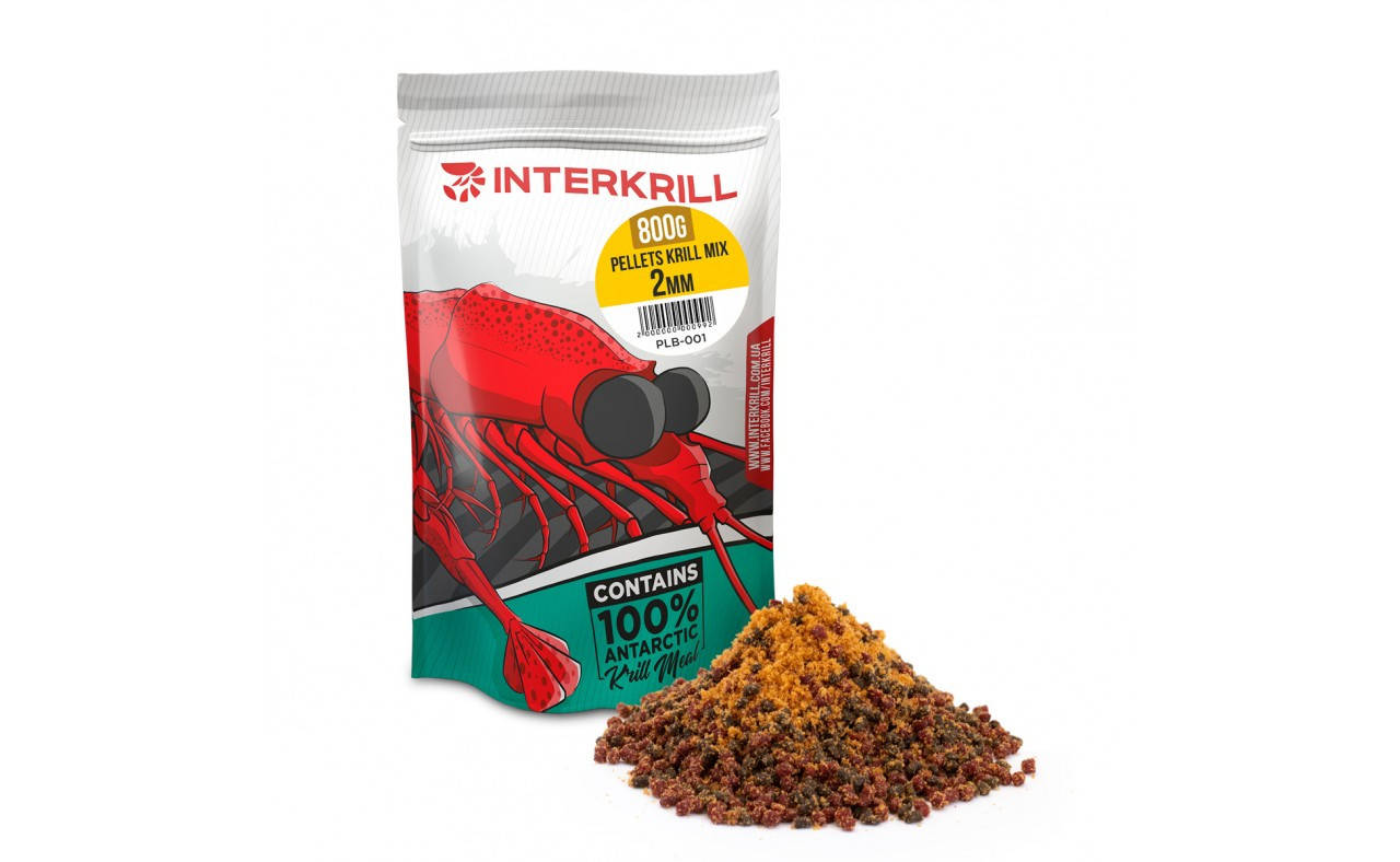 

Пеллетс INTERKRILL 800гKRILL MIX 2мм
