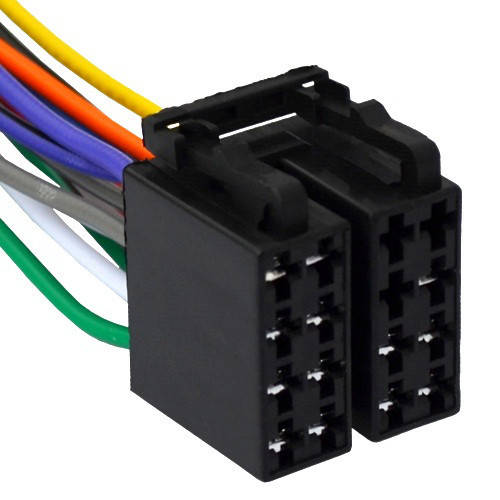 

Разъём автомагнитолы ISO (гнездо) сдвоенный, с кабелем 0,2 метра (алюминиевый)