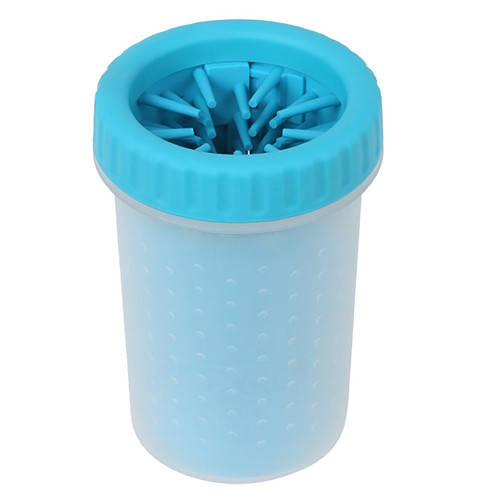 

Стакан для мытья лап, лапомойка 300мл 7см, Soft Gentle Silicone Bristles