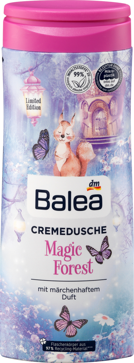 

Крем - гель для душа Balea Magic Forest, 300 ml.