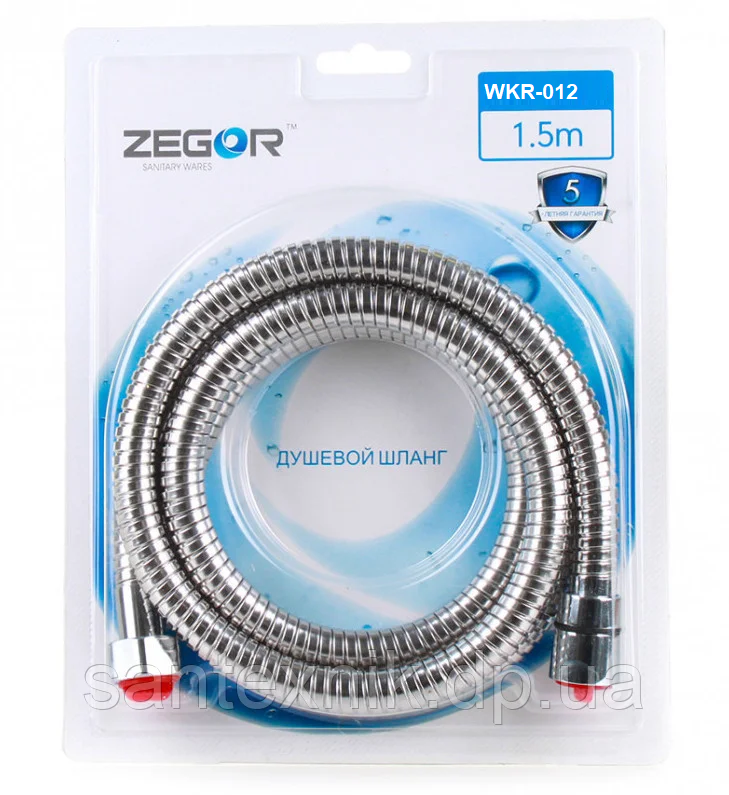 

Шланг для душа Zegor 1.5м WKR-012