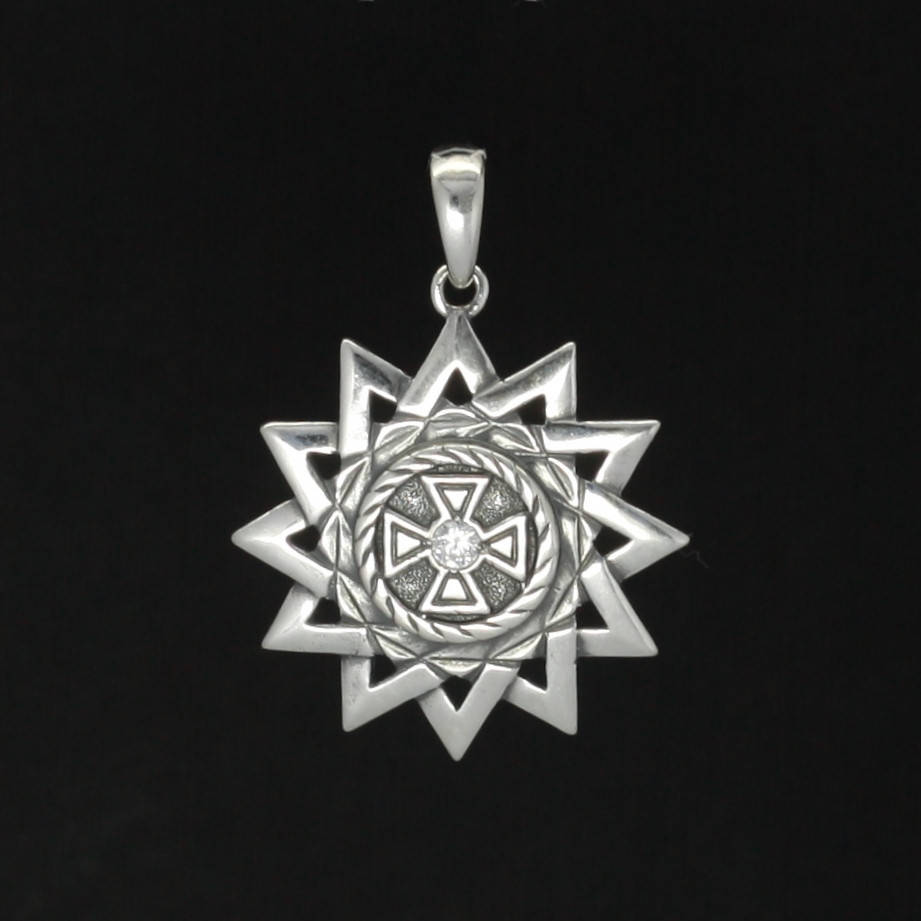 

Кулон-талисман серебряный "Звезда Эрцгаммы"