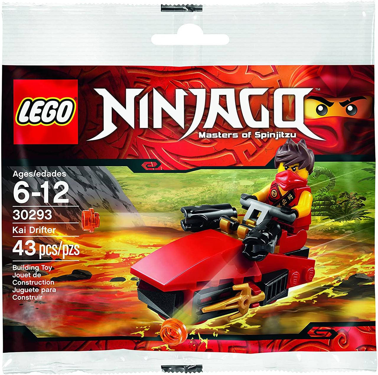 

Конструктор Лего ниндзяго Дрифтер Кая LEGO Ninjago 30293, Красный